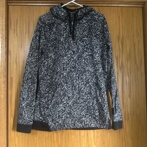 Men's Black and Gray Hoodie